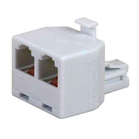 RCA RCATP257WHR DUPLEX MOD JACK WHT