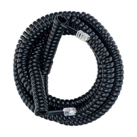 RCA RCATP282BLRV 25FT PHN COIL CORD TP BK