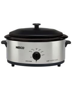 NESCO(R) NES481625 6QT PRCLN RSTR SS SLVR
